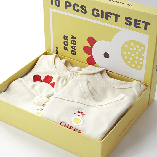 Conjunto de 10 Piezas de Ropa para Bebé Recién Nacido en Algodón 100% - Image 10