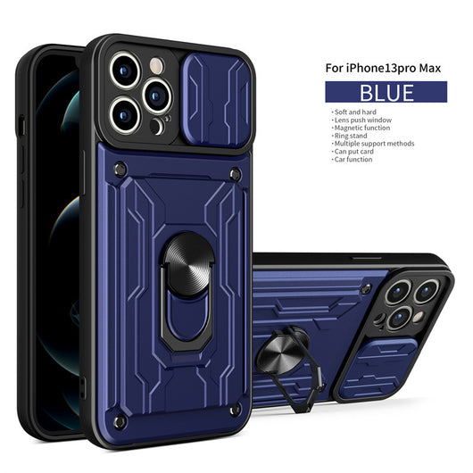 Funda Protectora con Soporte de Tarjeta y Anillo Antideslizante - Image 9