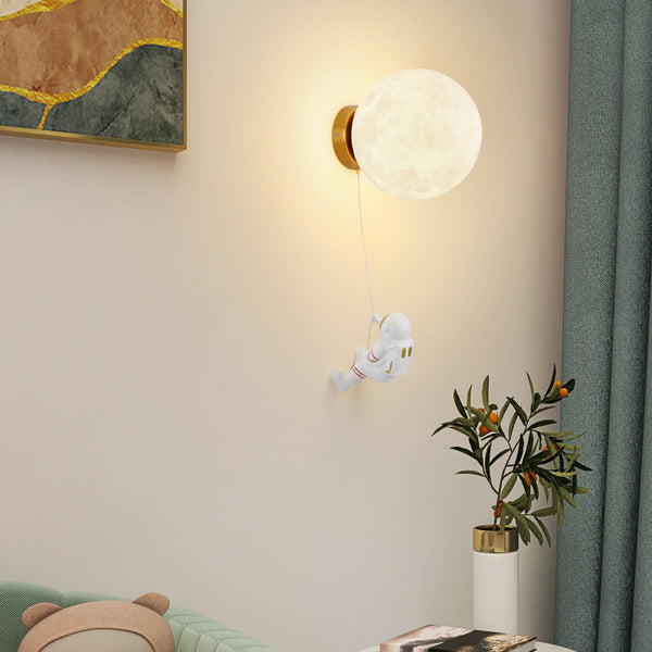 Lámpara de Pared Luna para Habitación Infantil Diseño Minimalista Moderno