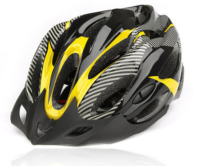Casco de Bicicleta de Montaña con Textura de Fibra de Carbono