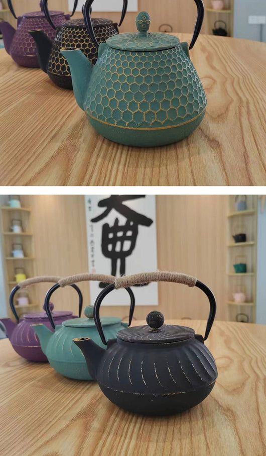 Estufa Japonesa de Colores para Tetera de Hierro - Image 33