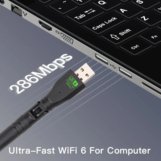 Adaptador WiFi 6 de Alta Velocidad con Transmisor-Receptor Inalámbrico - Image 15