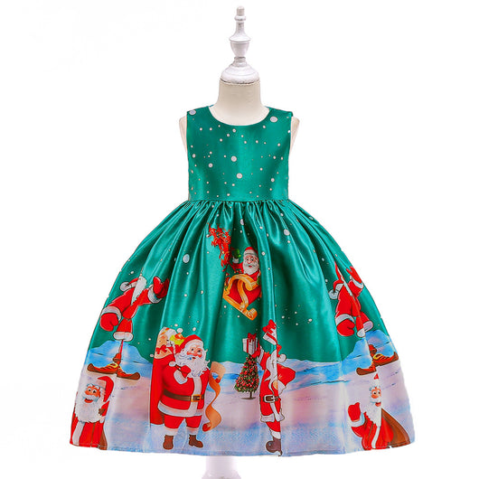 Vestido Princesa Estampado para Niñas - Image 5