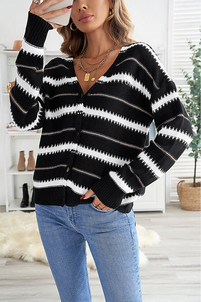 Suéter Rayado de Manga Larga para Mujer - Comodidad Casual - Image 6
