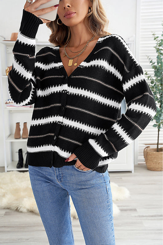 Suéter Rayado de Manga Larga para Mujer - Comodidad Casual - Image 6