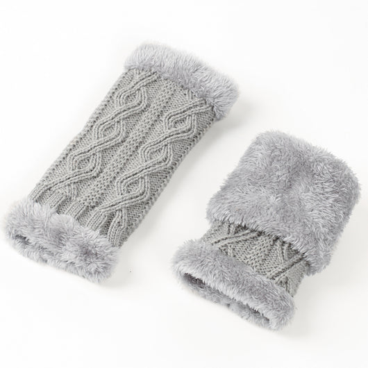 Guantes Tejidos Gruesos Rombos con Forro Polar Plus - Image 7