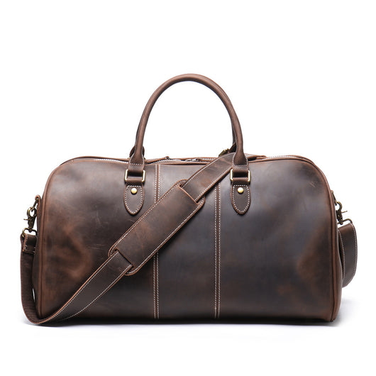 Bolsa de Viaje Portátil para Hombre en Cuero Genuino Estilo Retro - Image 15
