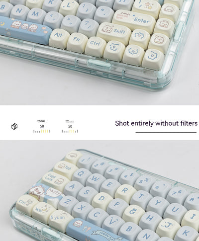 Keycap Gato Adorable MOA - Tecla Sublimada para Teclado Mecánico - Image 14