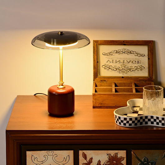 Lámpara de Escritorio Latón y Vidrio para Dormitorio - Image 4