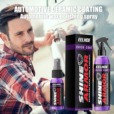 Spray de Recubrimiento Cristal Microplatado - Protección Brillo Duradero para Auto