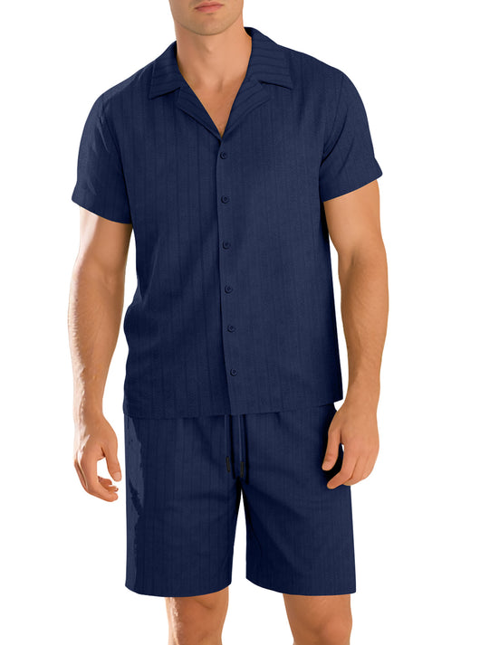 Conjunto de Camisas Casuales de Manga Corta para Hombre - Image 8
