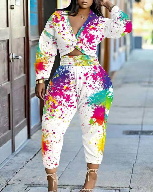 Conjunto de Dos Piezas con Estampado para Primavera y Otoño - Image 7
