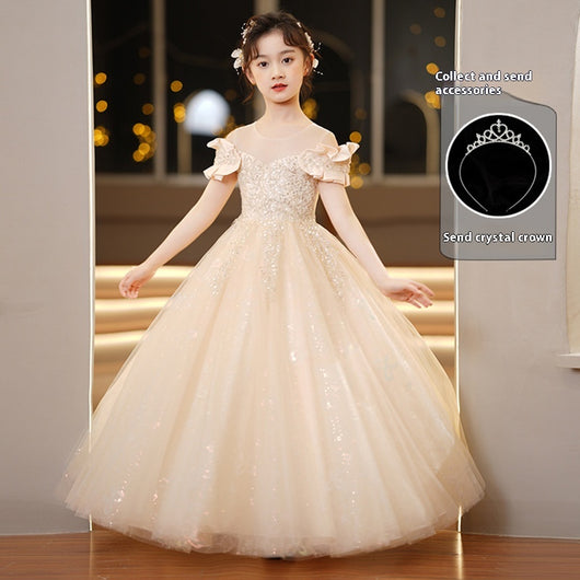 Vestido Princesa de Tul Elástico para Niñas - Image 6