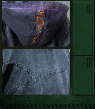 Sudadera con Capucha Gradient Punk Urbano Japonés - Image 13