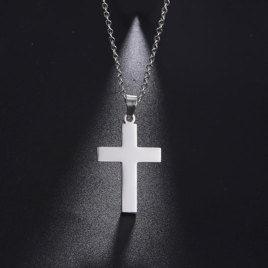 Dije Minimalista de Oro Cruz Elegante para Hombre y Mujer