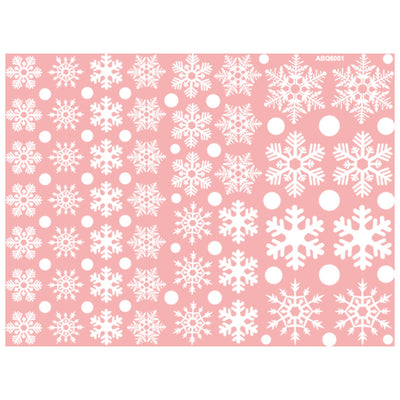48 Pegatinas Decorativas de Copos de Nieve en Cristal para Navidad - Image 8