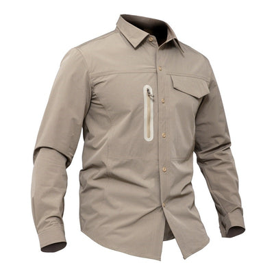 Camisa Táctica Outdoor Secado Rápido con Stretch para Hombre - Image 9