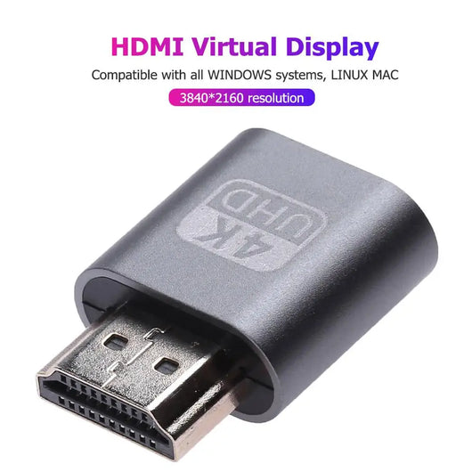 Adaptador HDMI Dummy Load con EDID - Emulador de Pantalla - Image 15