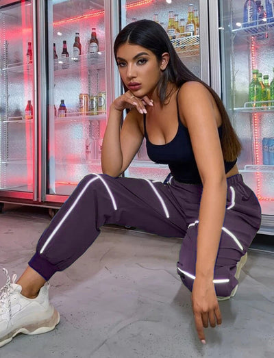 Pantalones Deportivos Casuales para Mujer con Ajustes Laterales - Image 4