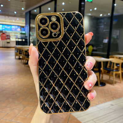 Funda Protectora de Celular con Diamante 6D Electrochapado - Image 4