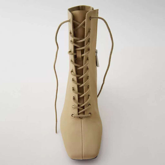 Zapatos para Mujer en Cuero Vacuno Marrón Camel - Estilo Clásico Inglés - Image 17