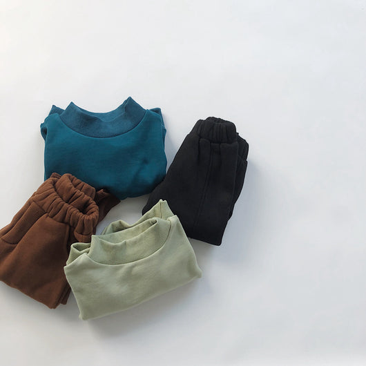 Buzo Cuello Alto Infantil Abrigo Grueso para Invierno - Image 7