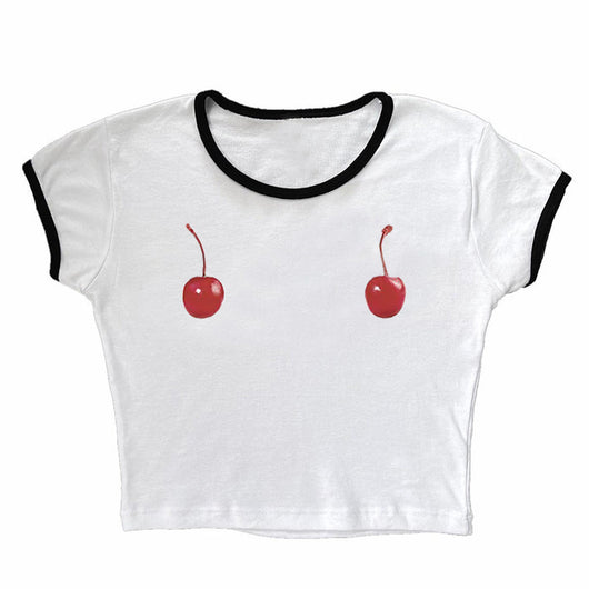 Camiseta Niña Estampado Cereza Sin Mangas Estilo Urbano - Image 12