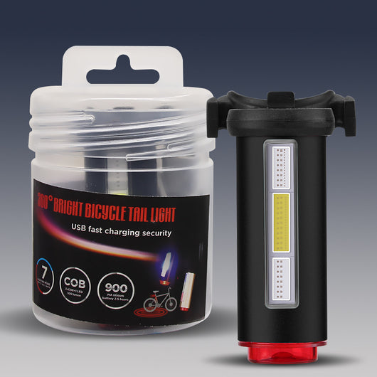 Luz Trasera para Bicicleta USB Recargable con 3 Modos de Iluminación - Image 10