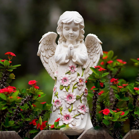 Alas de Ángel Solar para Jardín en Resina