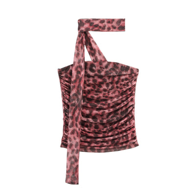 Blusa Escotada con Estampado Animal Print - Image 13
