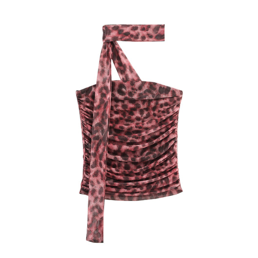 Blusa Escotada con Estampado Animal Print - Image 13