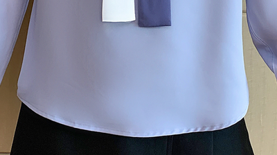 Blusa Vaquera de Gasa con Encaje y Manga Larga - Image 12