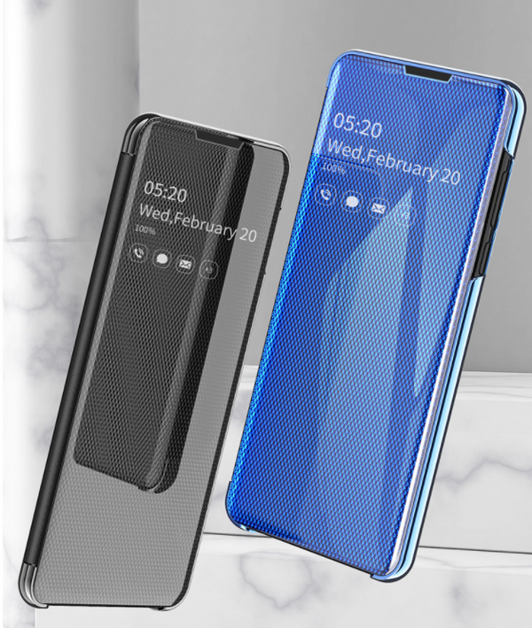 Funda Protectora Antigolpes con Espejo Acrílico para Celular