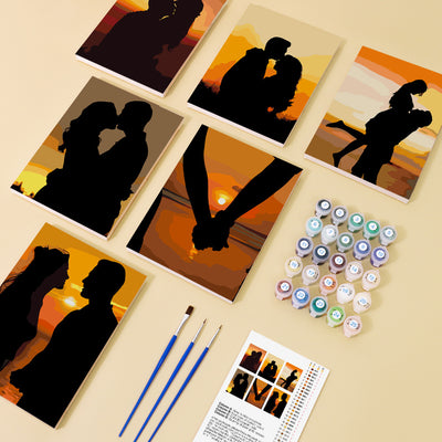 Kit de Pintura al Óleo Miniatura DIY - Paisajes y Flores para Principiantes - Image 7