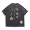 Playera Hombre Estampado Cabeza de Toro Vintage