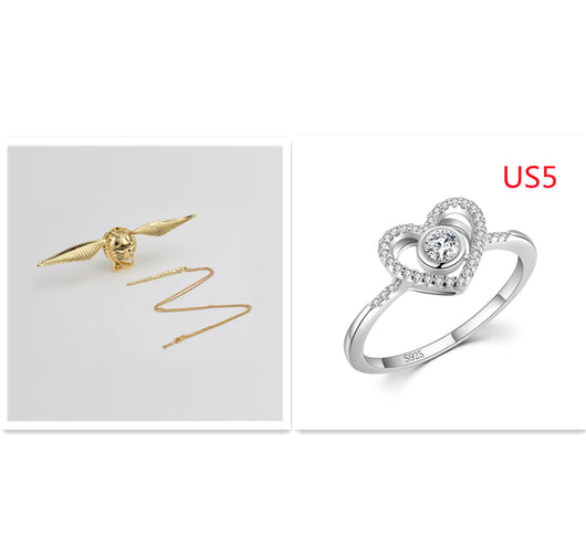 Caja de Anillo Propuesta con Alas Giratorias - Joyero Romántico - Image 12