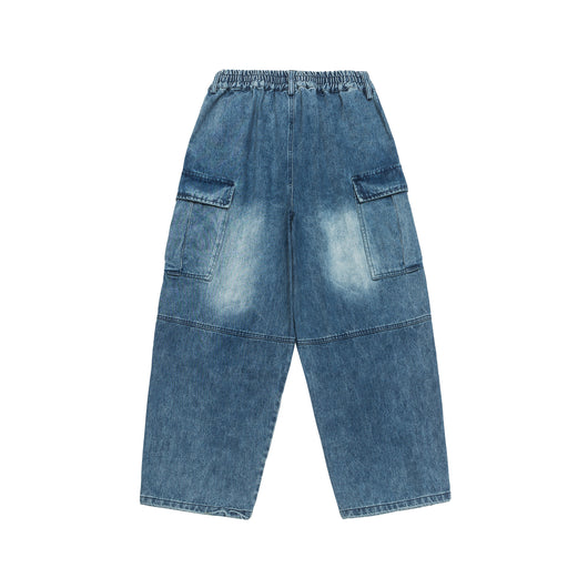 Pantalones Denim Lavado Efecto Floral Desteñido - Image 2