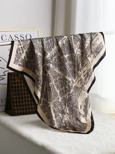 Pañuelo de Seda Cuadrado Lujo Elegante - Accesorio Premium para Regalo - Image 22