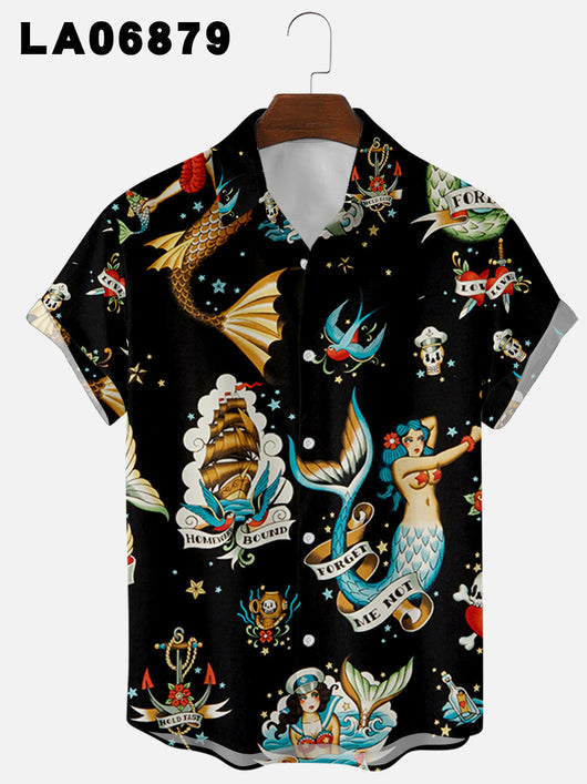 Camiseta Estampado Rayas 3D Impresión Digital Manga Corta - Image 4
