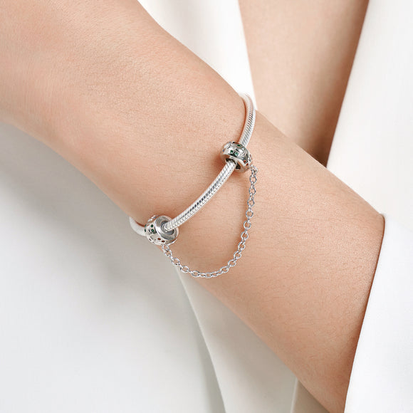 Pulsera de Plata 925 con Huella de Bebé - Día de la Madre, Diseño Minimalista para Niñas