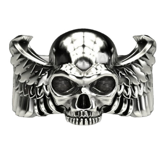 Anillo Calavera Punk de Acero Inoxidable para Hombre - Image 10