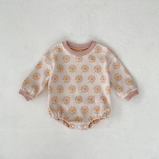 Mono Largo Estampado Floral con Mangas Largas - Image 15