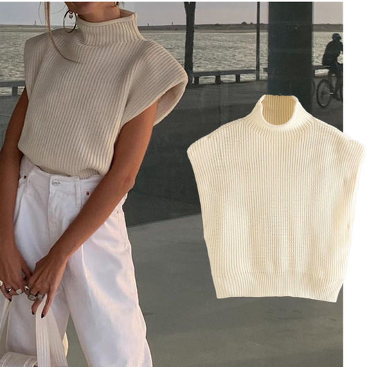 Chaleco Tejido para Mujer con Hombros Anchos - Image 10
