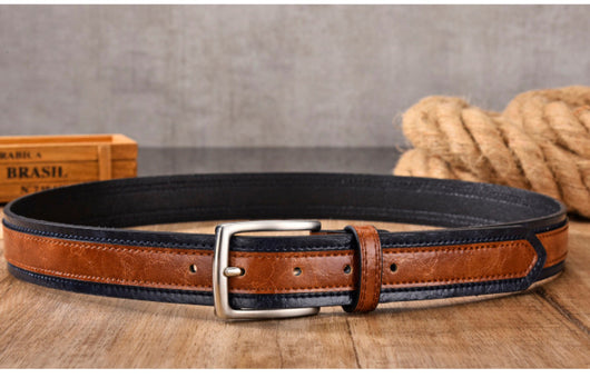 Cinturón Casual para Hombre con Juego de Colores - Image 14