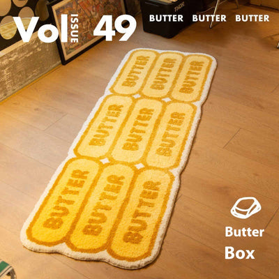 Alfombra Moderna de Felpa para Dormitorio con Letras en Relieve - Image 3