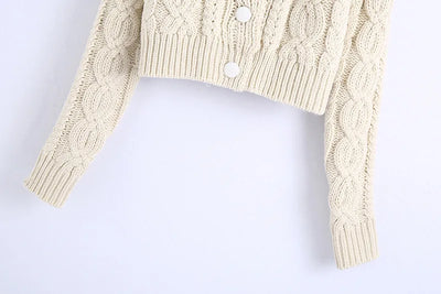 Cardigan Tejido Suave con Cuello de Pelaje - Chaqueta Acogedora - Image 12