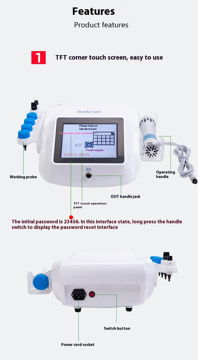 Equipo de Ondas de Choque Electromagnéticas para Fisioterapia - Image 14