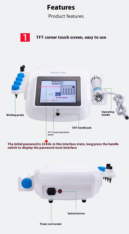 Equipo de Ondas de Choque Electromagnéticas para Fisioterapia - Image 14
