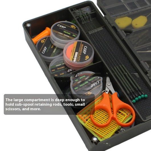 Caja de Almacenamiento Multifuncional para Accesorios de Pesca de Carpas Europeas - Image 4