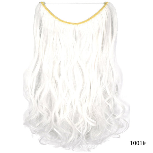 Peluca Integral Única sin Costuras con Extensiones de Cabello - Image 43